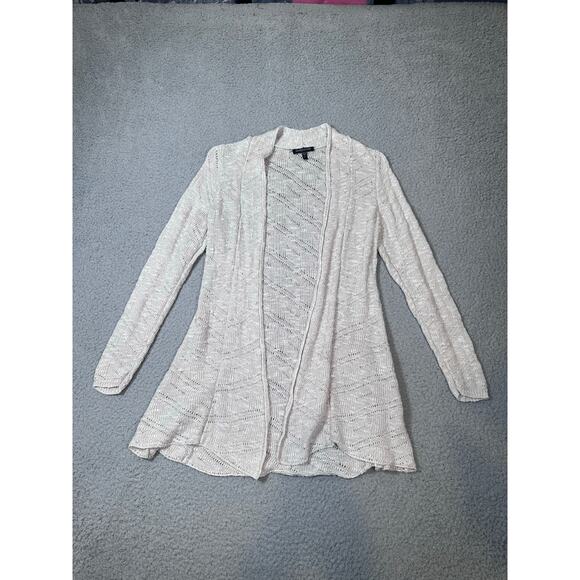 Eileen Fisher Linen Knit Cardigan Open Women’s Petite Small Oatmeal Boho Natural - Picture 12 of 12